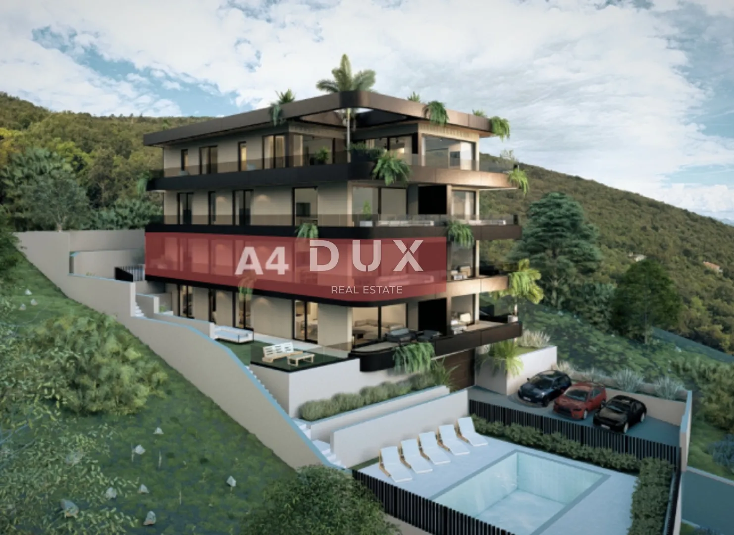 opatija, ičići - luksuzni stan s terasom i pogledom bez prepreka - slika 3