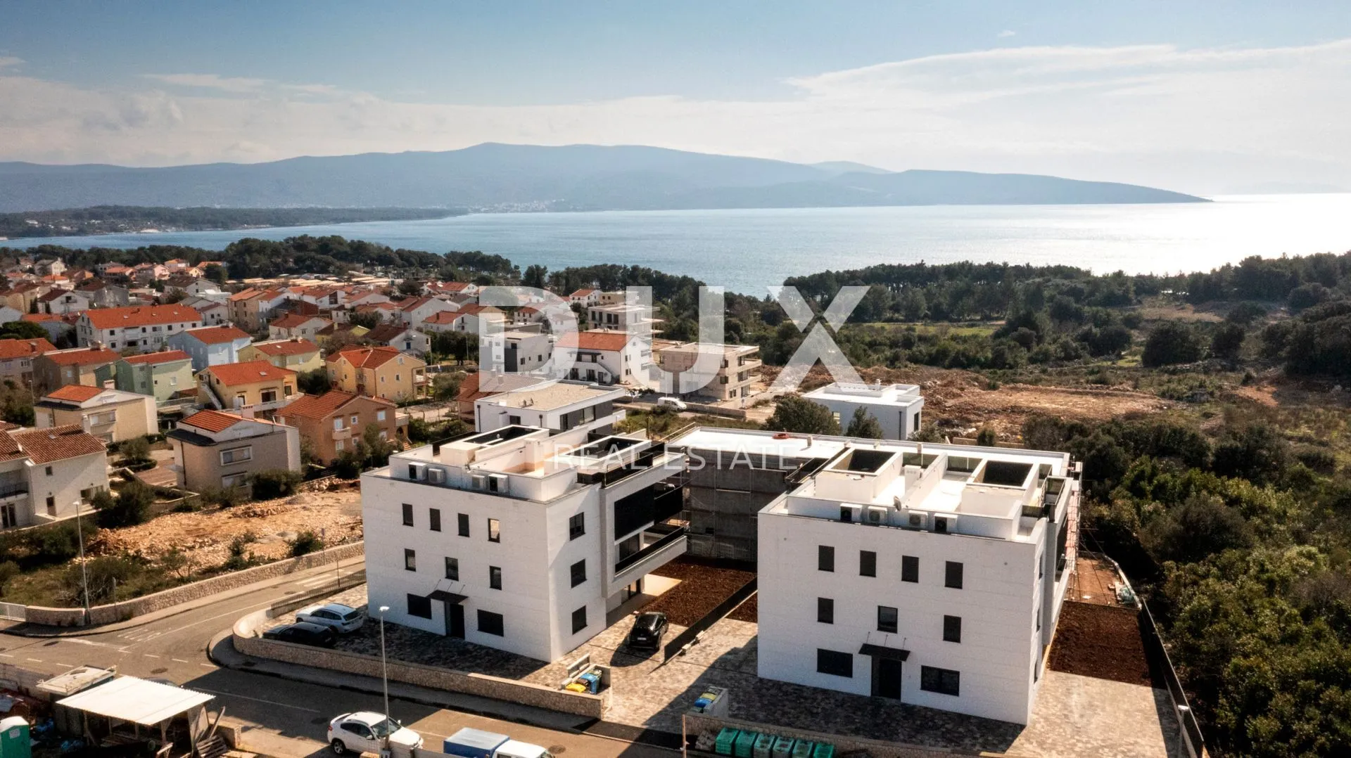 grad krk, centar - dvoetažni penthouse s bazenom i panoramskim pogledom - slika 3