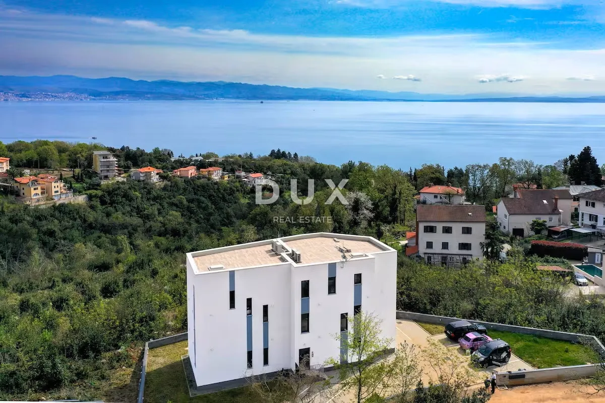 OPATIJA, IKA - stan u novogradnji s vrtom i pogledom na more - Ika, Opatija