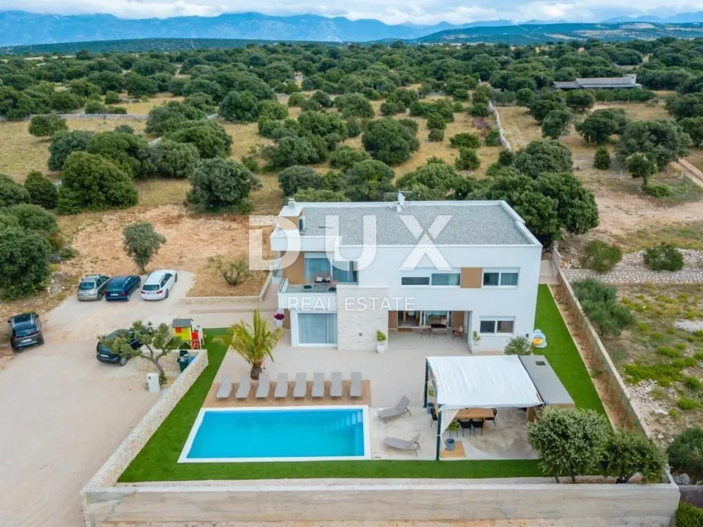 otok pag, mandre - luksuzna vila s bazenom - slika 22