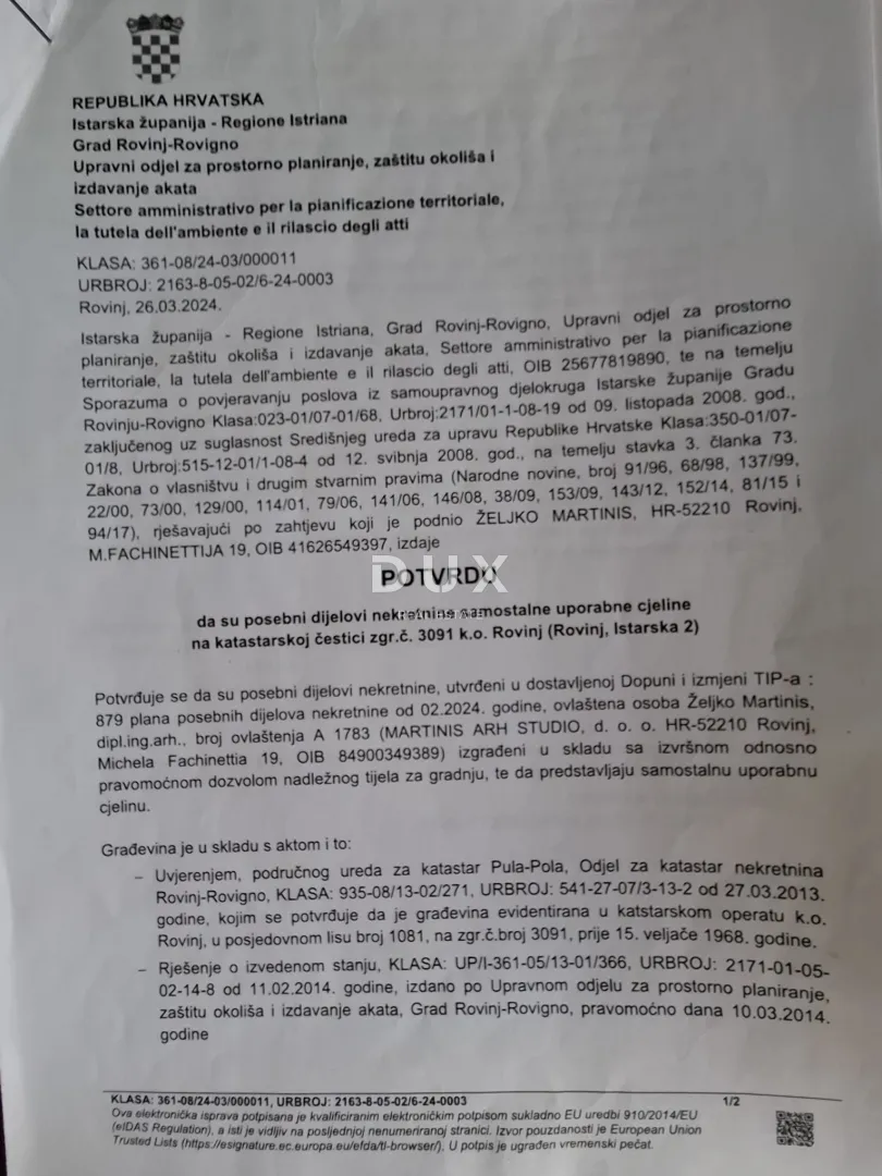 istra, rovinj - stan s povijesnim karakterom 300 m od mora - slika 24