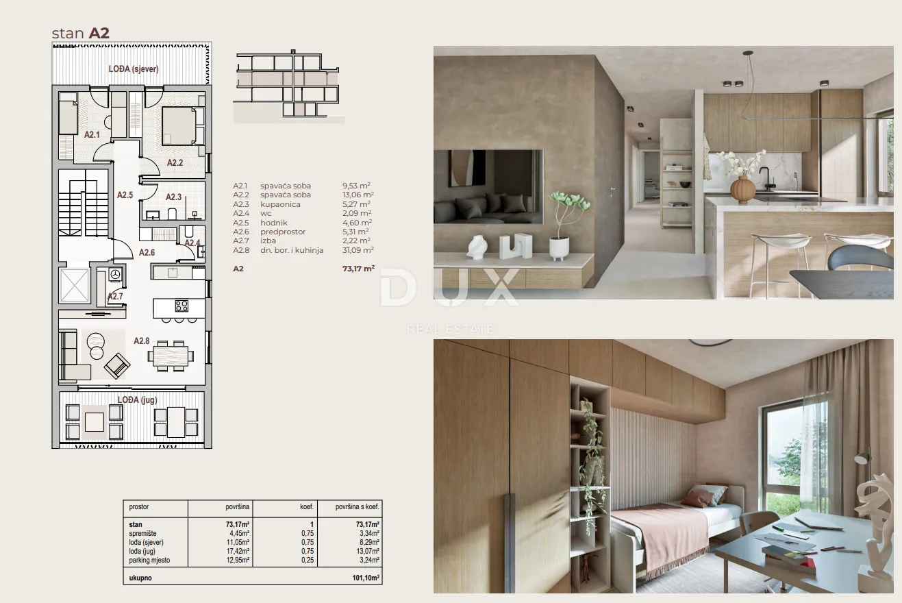 kvarner, kraljevica - bura residence: ekskluzivan stan a2, prvi red do mora, novogradnja, prilika - slika 6