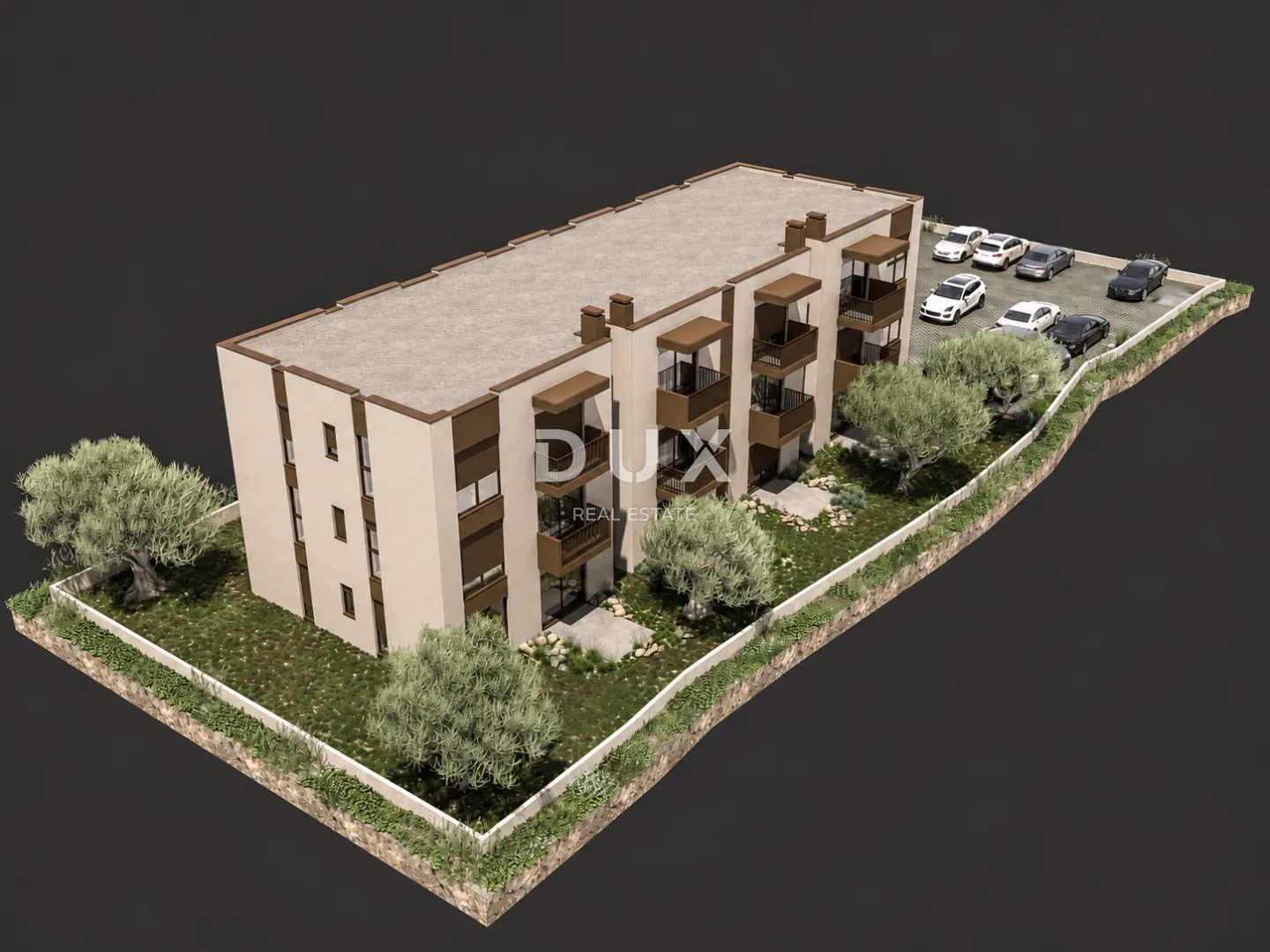 vodice – stan na zadnjem katu s pogledom na more, balkon i 2 parkirna mjesta - slika 3