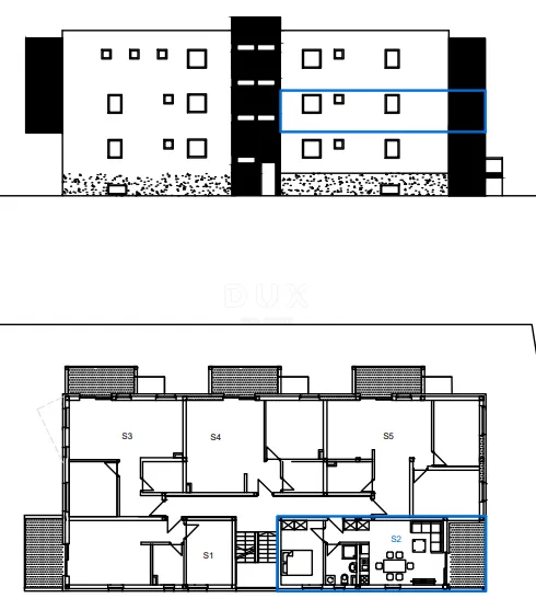 vodice, dvosobni stan, prvi kat, 51,21 m² - slika 7
