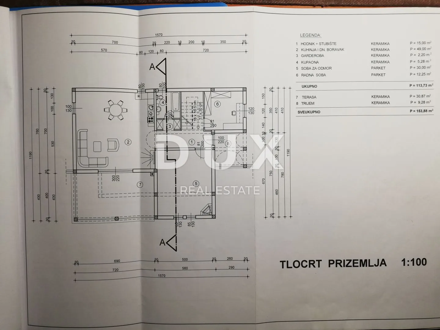 veprinac, vedež, zemljište 2260 m2, građevinska dozvola - slika 4