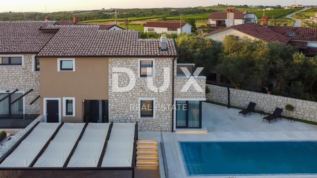 istra, nova vas, luksuzna dvojna vila, 146.42 m2, bazen, terasa - slika 2