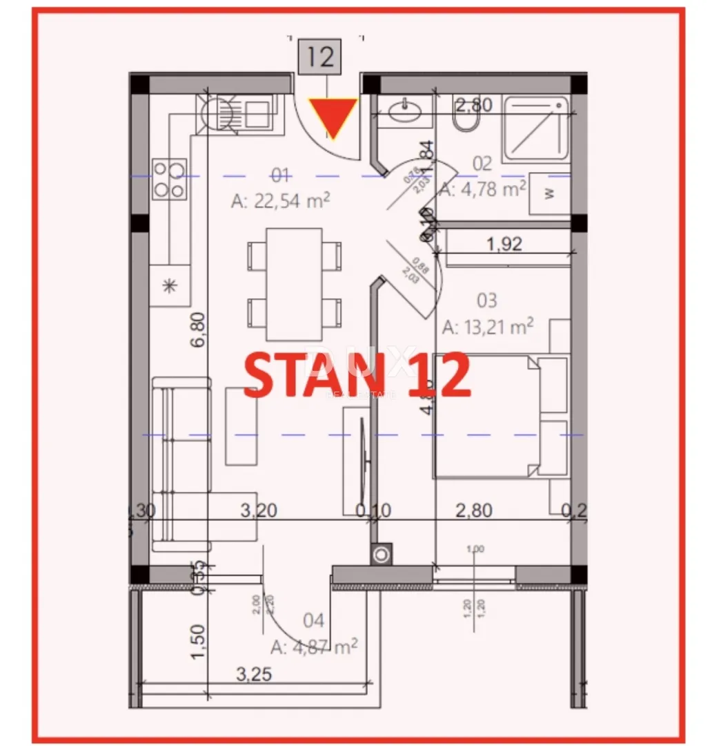 istra, pula- jednosobni stan 43 m2 ! - slika 4