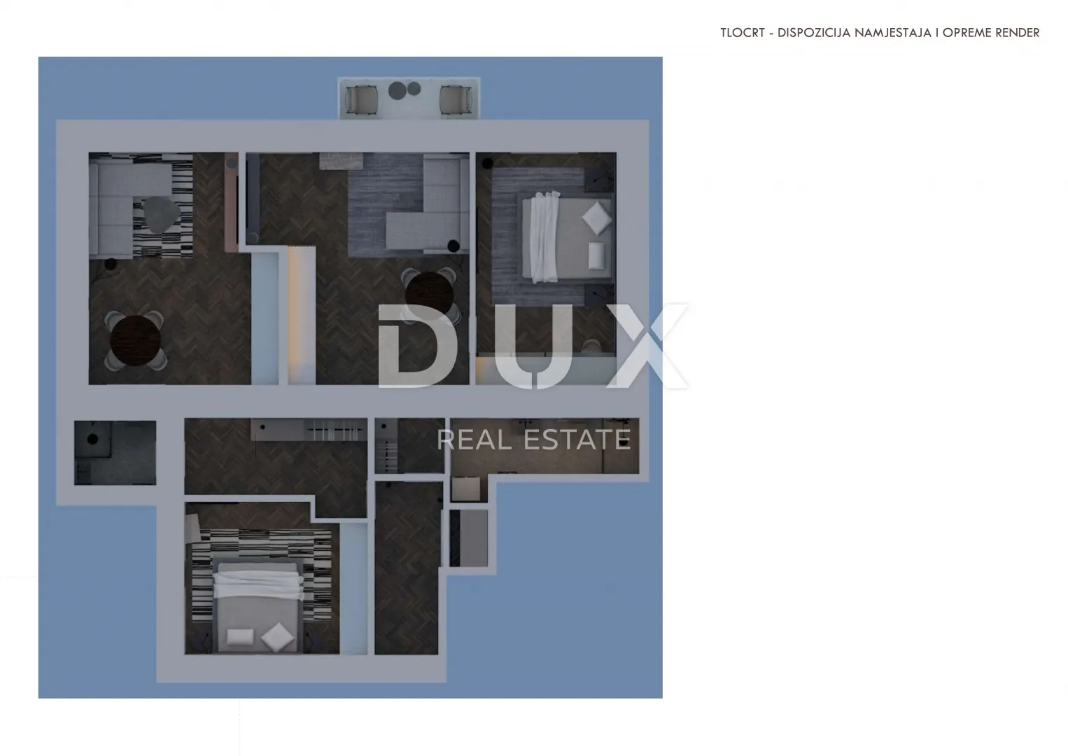 rijeka, centar, 4-sobni stan, 98,50 m2, 2 stambene jedinice - slika 4