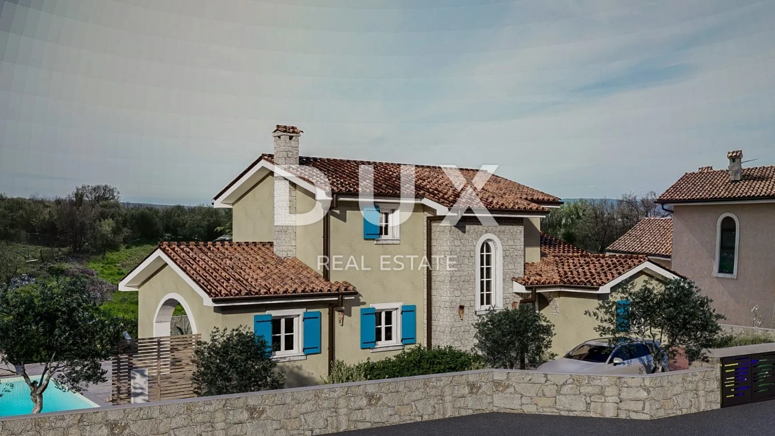 otok krk, linardići - mediteranska vila s bazenom - slika 3