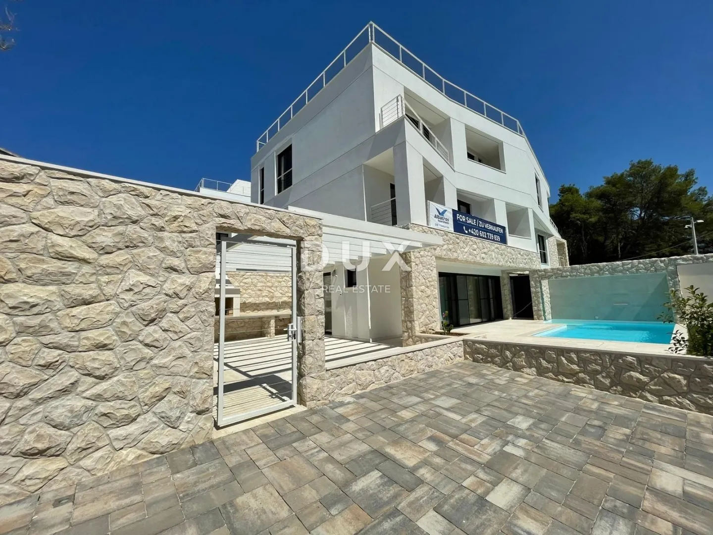 zadar, kožino, penthouse, 158 m2, bazen, pogled - slika 3