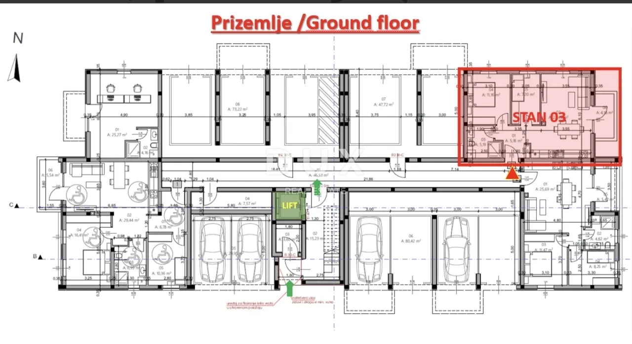 istra, pula - dvosobni stan 54,24 m2 u prizemlju! - slika 3
