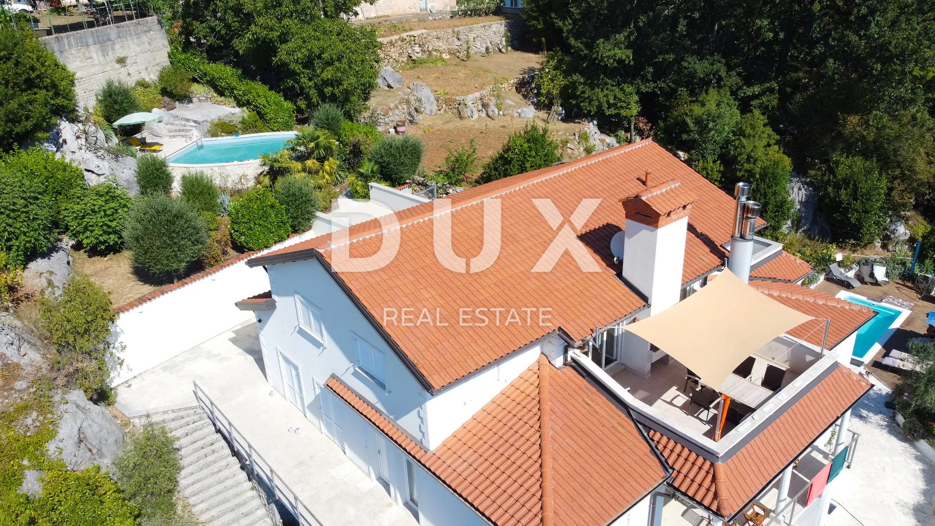 opatija, lovran - penthouse s bazenom, okućnicom i panoramskim pogledom - slika 39