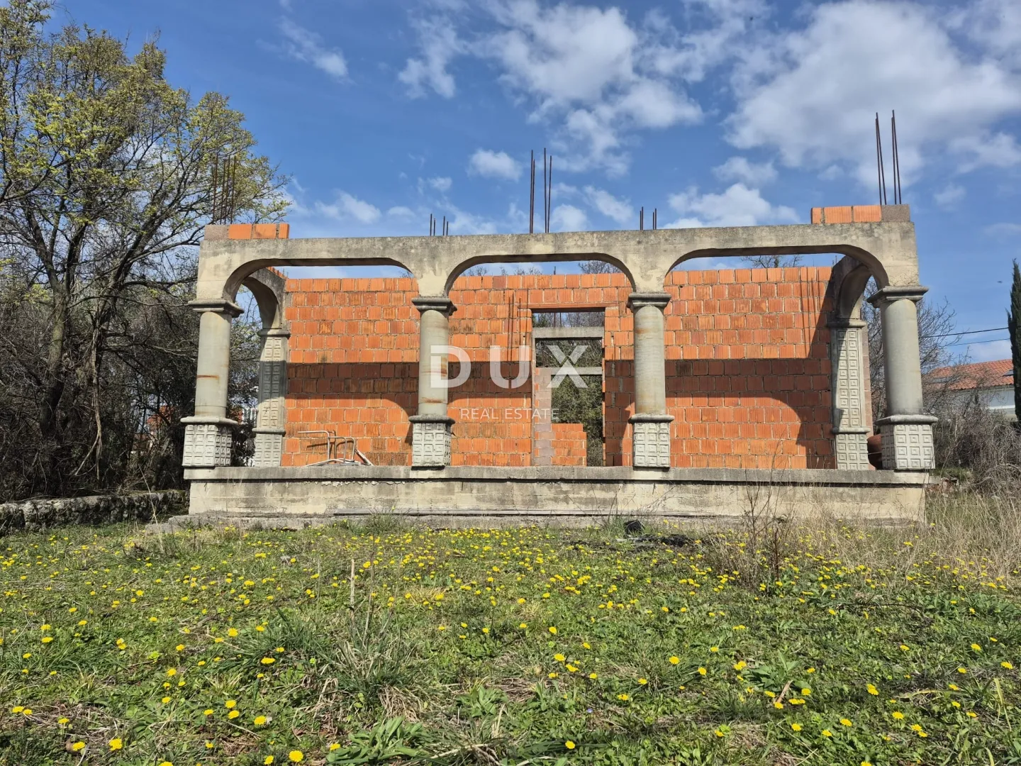 otok krk, šilo (okolica) - prodaja samostojeće kuće u izgradnji, snižena cijena - slika 4