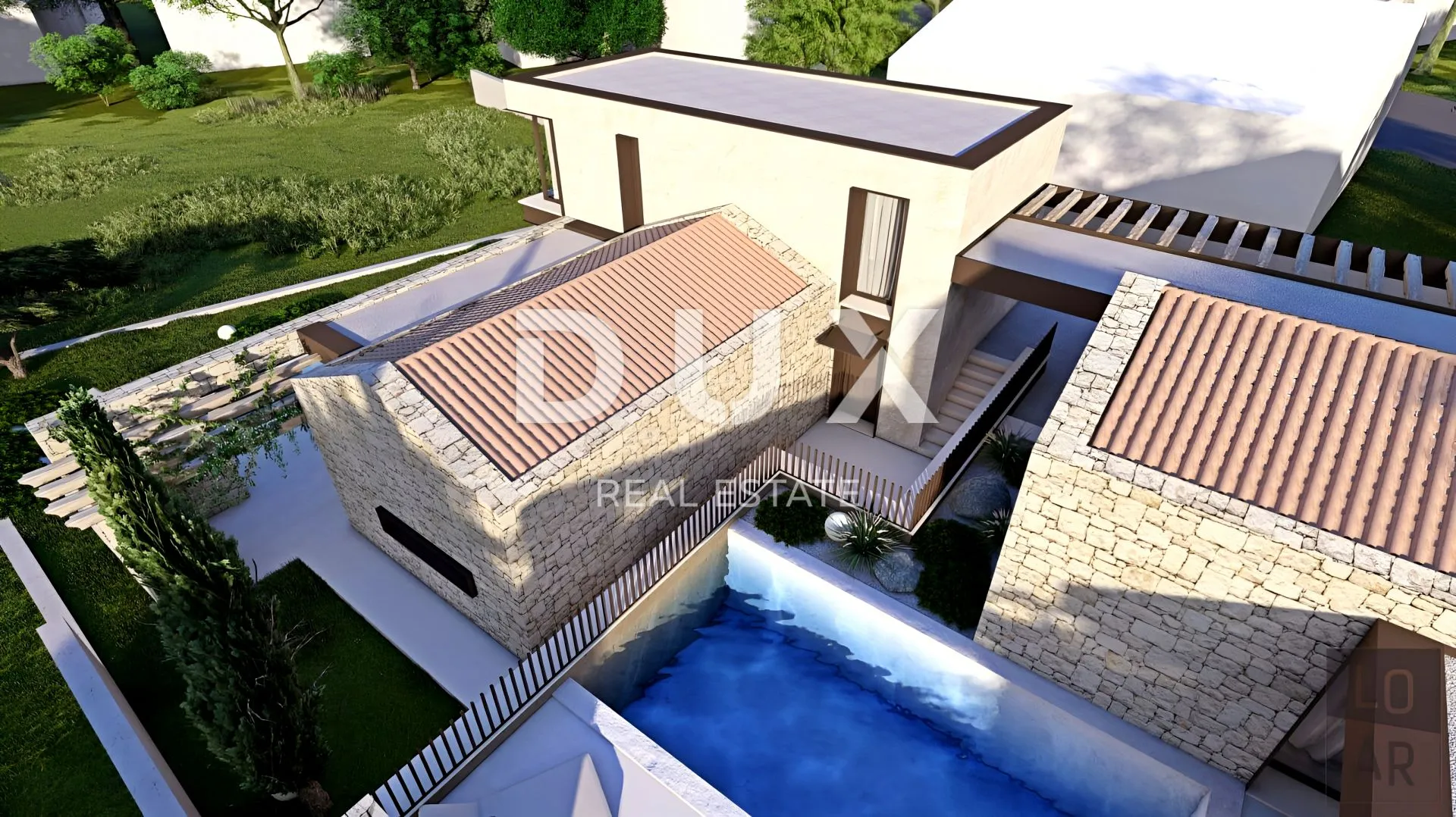 istra, brtonigla - kuća moderne arhitekture s bazenom - slika 11