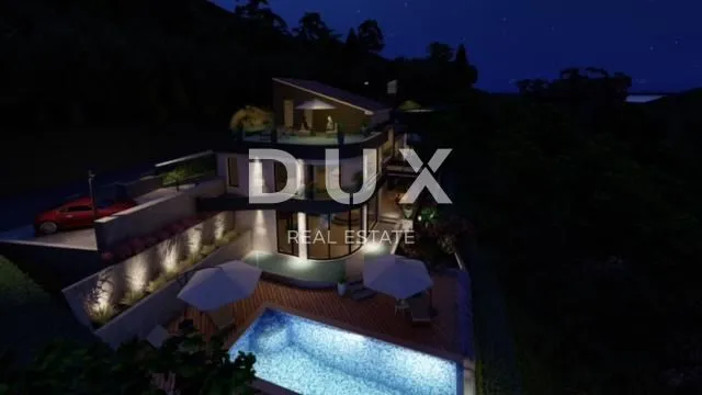 mošćenička draga - vila u izgradnji s prekrasnim pogledom - slika 19