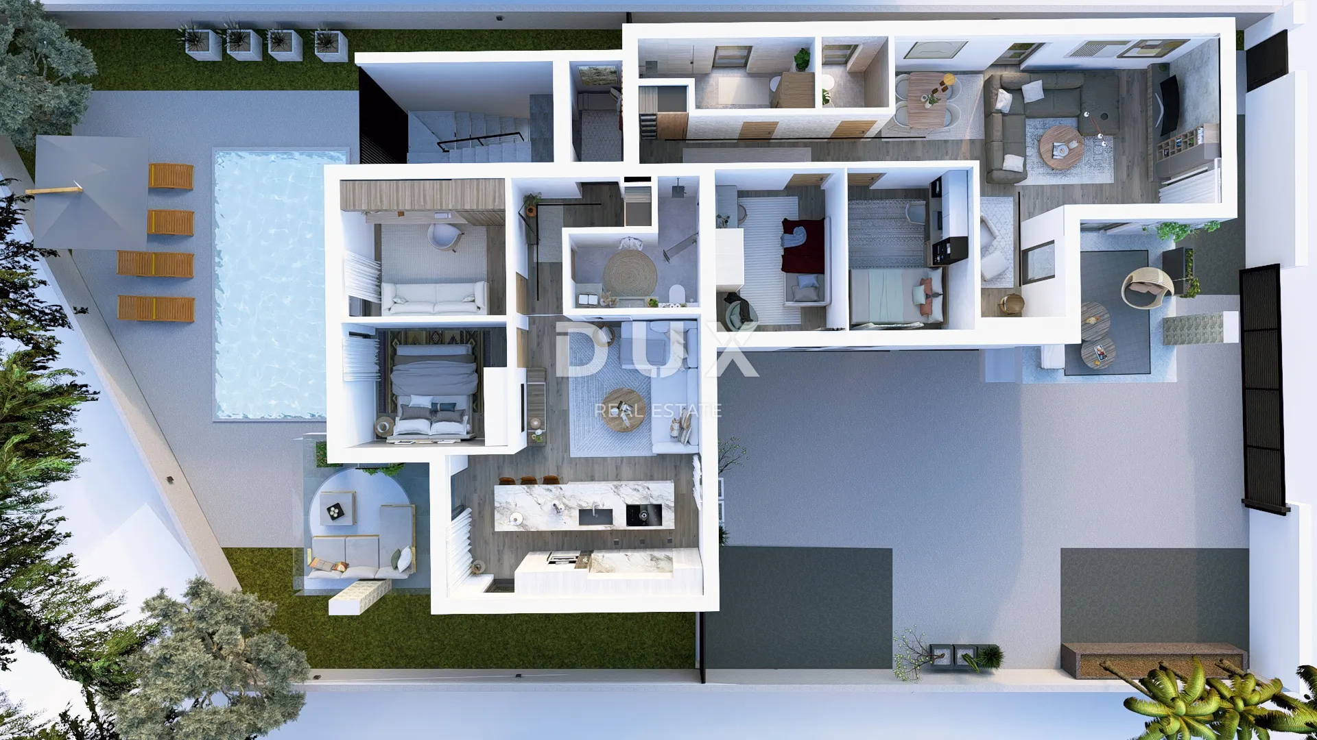 zadar, petrčane - penthouse 2. red do mora! punta skala! s4 - slika 5