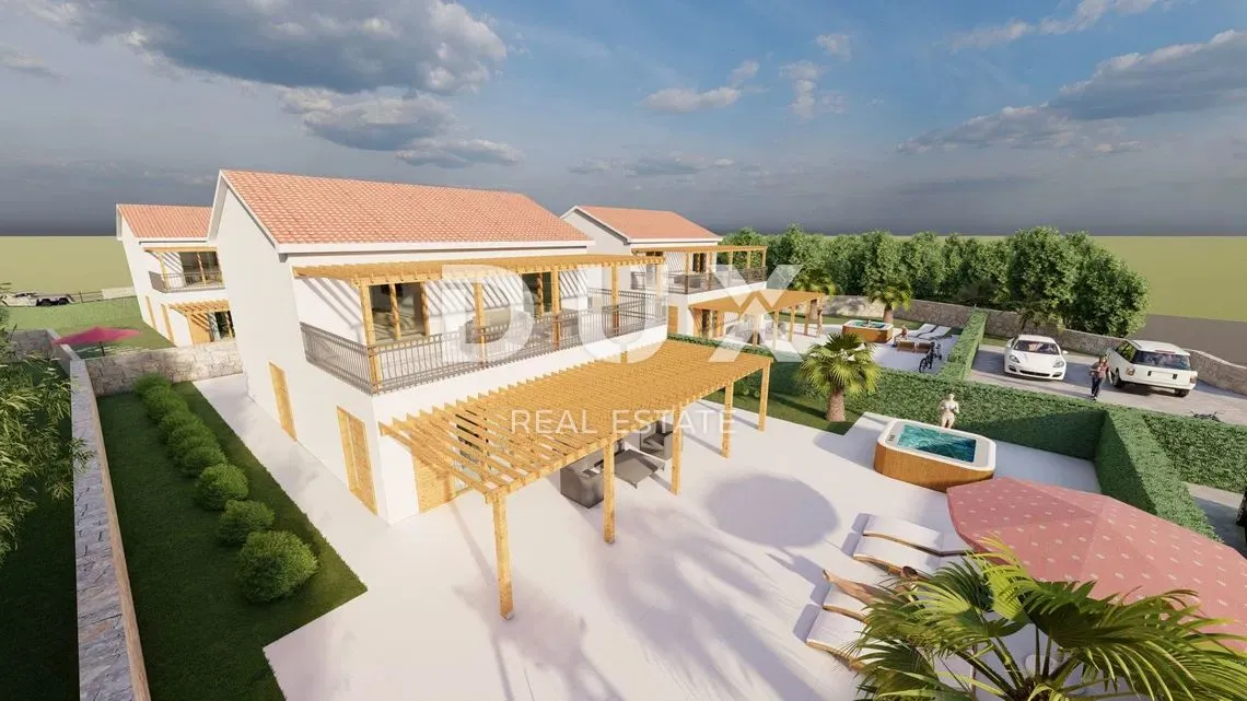 otok krk, malinska, vila, 204 m2, novogradnja, bazen, luksuzno - slika 2