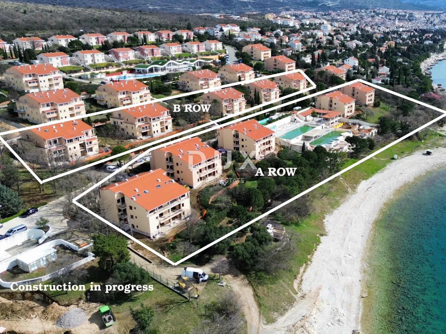 novi vinodolski – stan od 65m² u ekskluzivnom resortu, prvi red do mora s privatnom plažom - slika 2