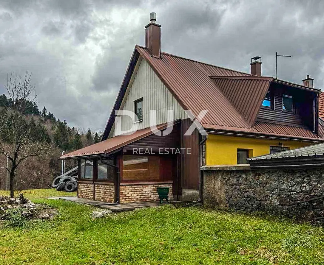 gorski kotar, delnice- kuća u centru sa garažom - slika 1