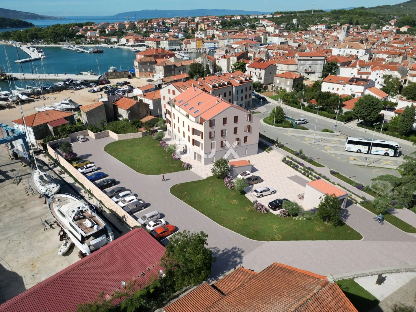 otok cres, grad cres - vrhunska novogradnja na top lokaciji strogi centar 50m od mora - slika 4