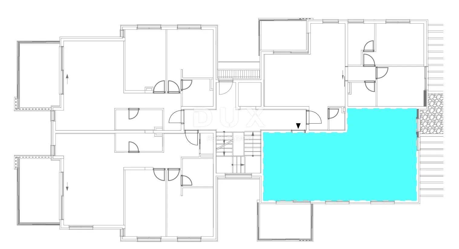 primošten, dvosobni stan, 68,30 m², balkon, pogled na more - slika 7