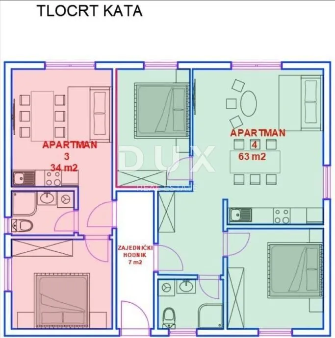 pag, grad pag - kuća s 4 apartmana i prostranom okućnicom - slika 10