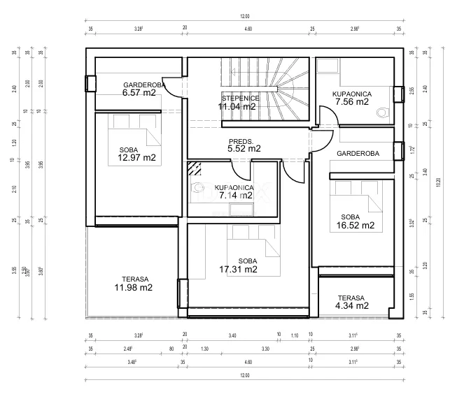 biograd, drage, villa 1. red do mora, 175 m2, bazen - slika 9