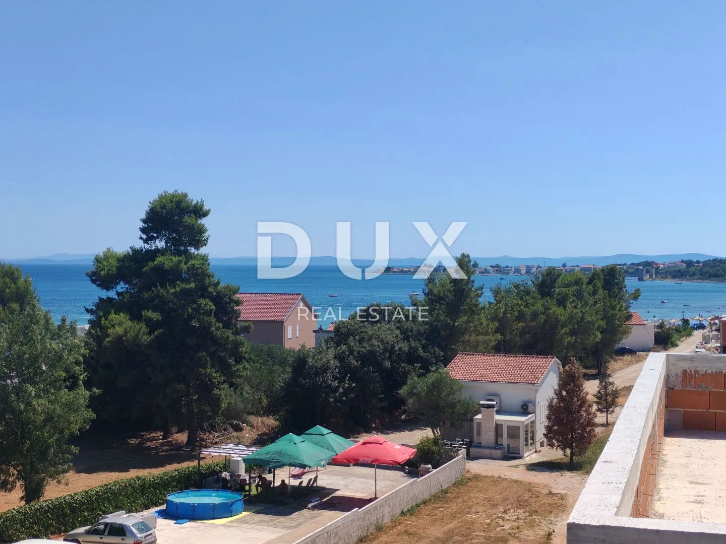 zadar, vir - komforan penthouse s pogledom na more 180 metara od plaže jadro! bs3 - slika 2