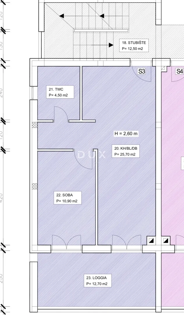 zadar, crvene kuće - stan 61,13 m², garaža + parking! - slika 20