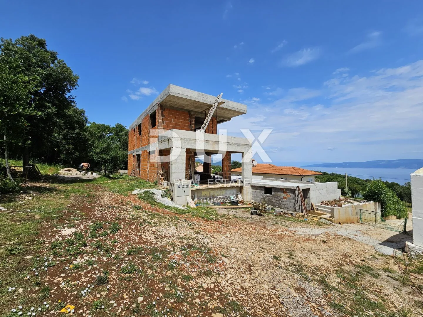 ISTRA, RABAC - Moderna novogradnja s panoramskim pogledom na more - Rabac, Labin