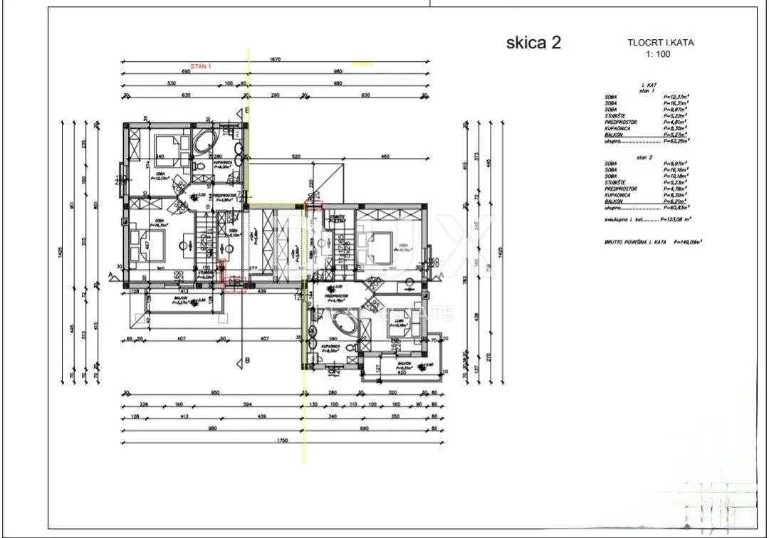 mučići- troetažni stan 212 m2 sa okućnicom 711 m2 - slika 6