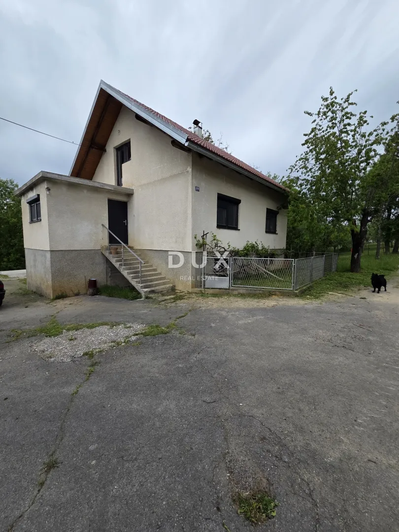 ogulin, tounj - samostojeća kuća s 2 pomoćna objekta odmah do rijeke + okućnica 5000m2 - slika 2