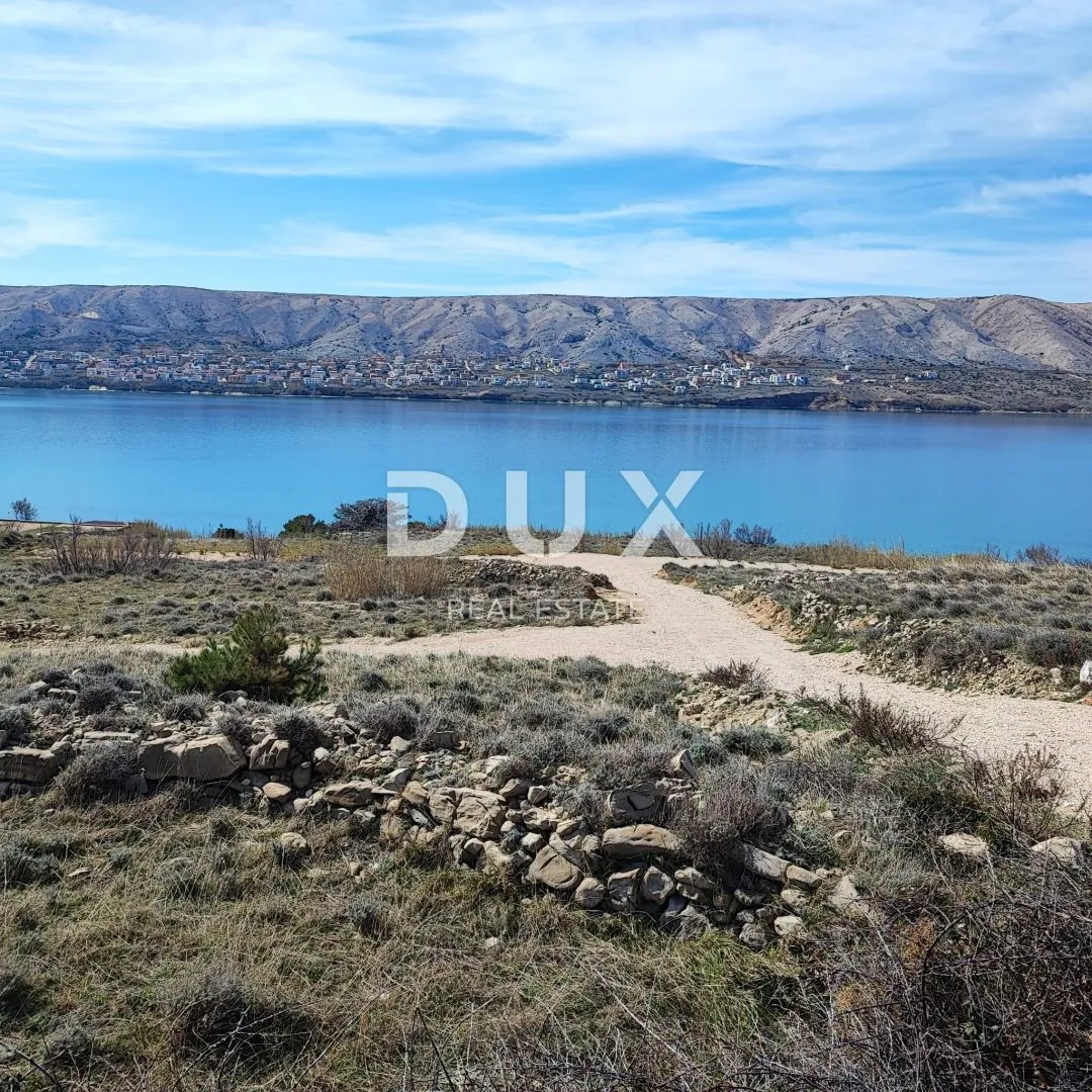 otok pag, grad pag građevinsko zemljište prvi red do mora. - slika 21