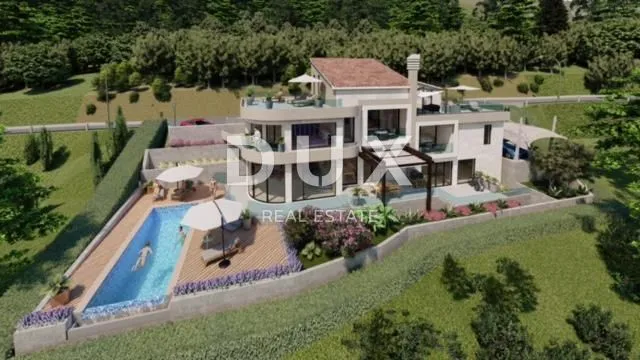 mošćenička draga - vila u izgradnji s prekrasnim pogledom - slika 3