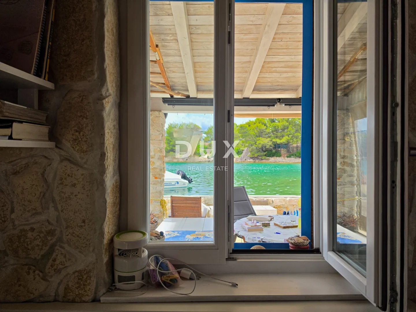 mali lošinj, punta križa, kamena kuća, prvi red do mora - slika 4