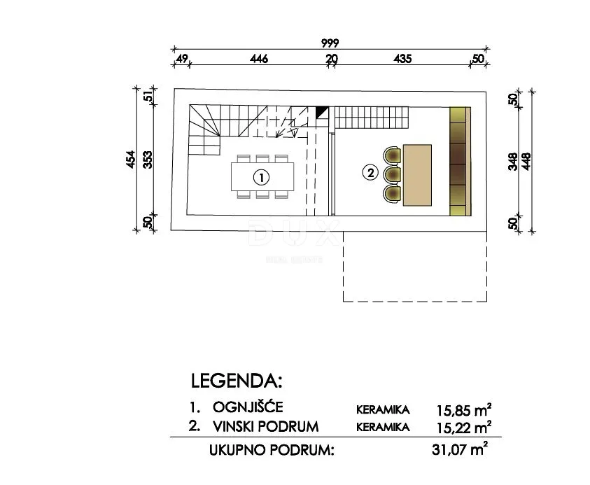 istra, momjan – dva kamena objekta s projektom - slika 48