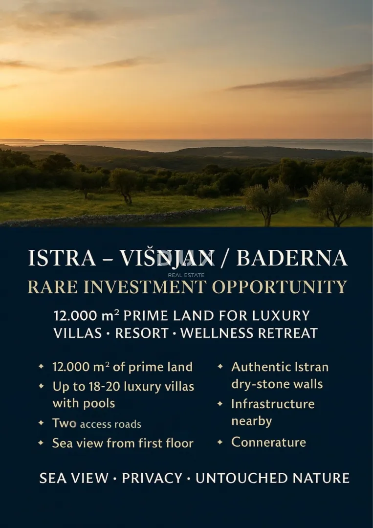 ISTRA, VIŠNJAN - Vrhunska investicijska prilika - Majkusi, Višnjan
