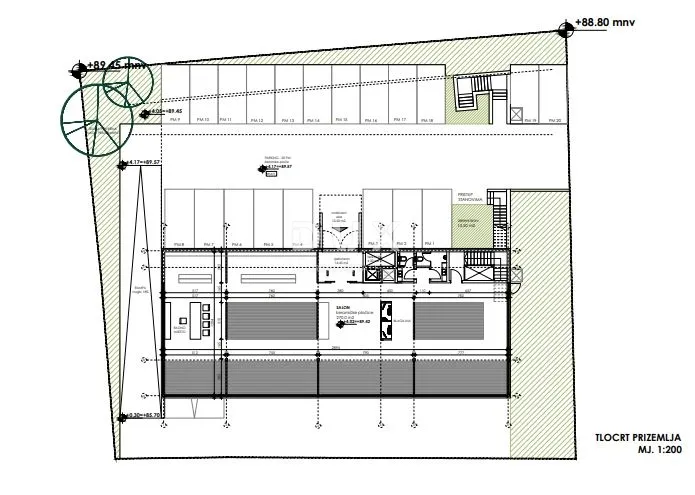 zadar, vidikovac - premium poslovni prostor za najam 322 m², panoramski pogled na more i grad, novogradnja 2026 - slika 4