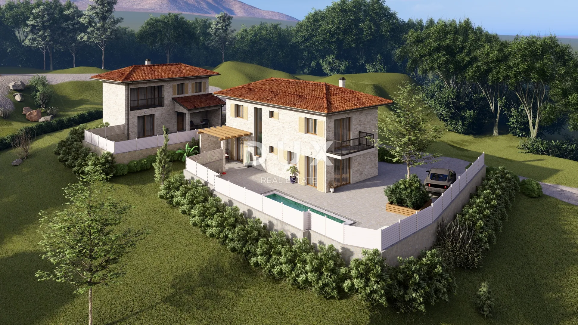 istra, momjan – elegantne kamene kuće s impresivnim pogledom - slika 24
