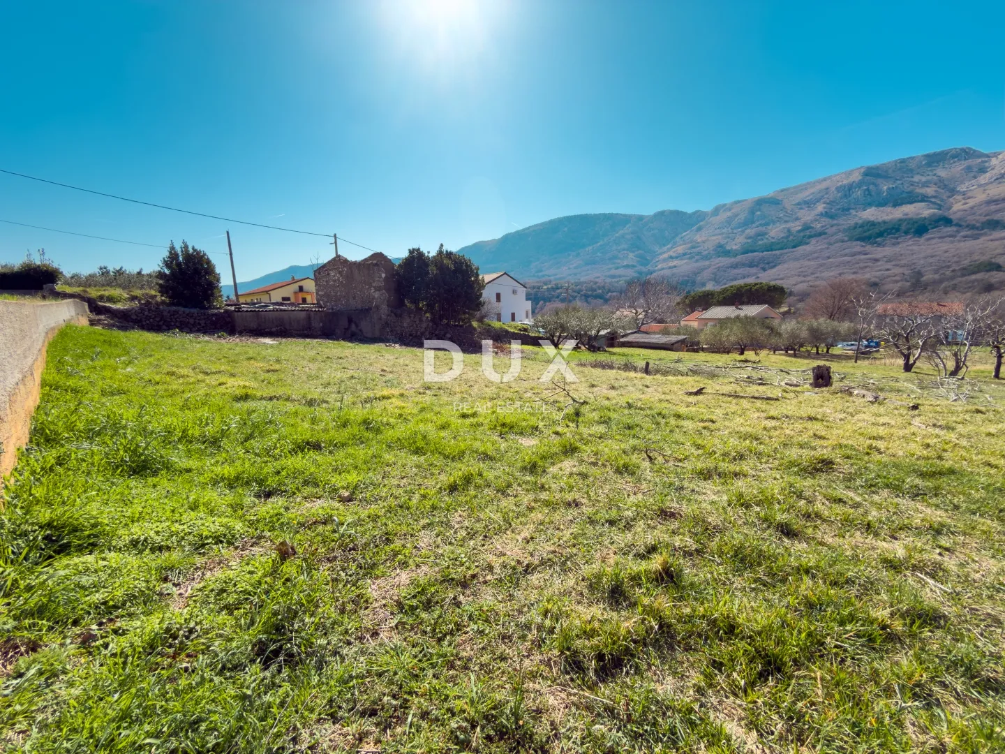 OTOK KRK, DRAGA BAŠĆANSKA - Uređeno građevinsko zemljište - Draga Bašćanska, Baška