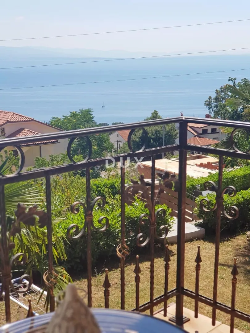 opatija, oprić - pogled na more i vrt za uživanje, 2sdb 74m2 - slika 1