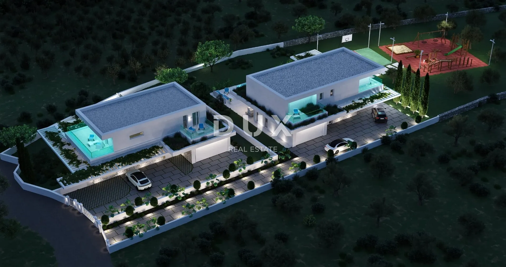 istra, poreč - luksuzna moderna vila s bazenom i garažom ispred zelene površine - slika 21