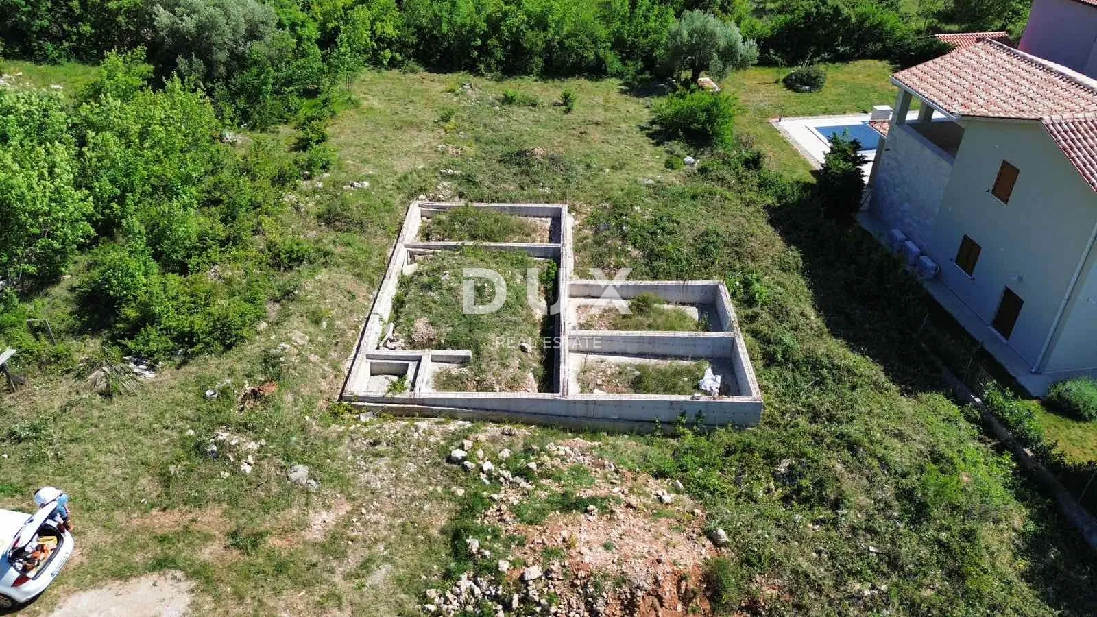 labin, sveti lovreč labinski, građevinsko zemljište s pravomoćnom građevinskom dozvolom, 866 m2! - slika 7