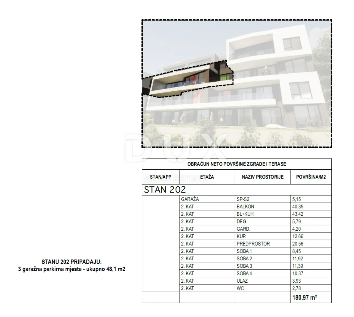opatija, centar- stan 180.97m2 db+4s s panoramskim pogledom na more- 2.kat- stan 202 - slika 10