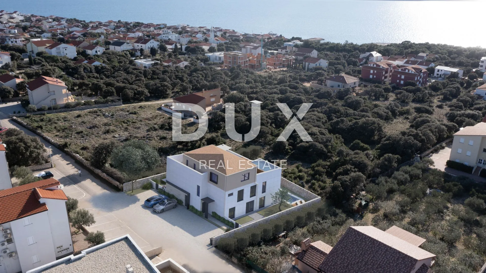 otok pag, mandre, 1s+db stan s bazenom i okućnicom - slika 5