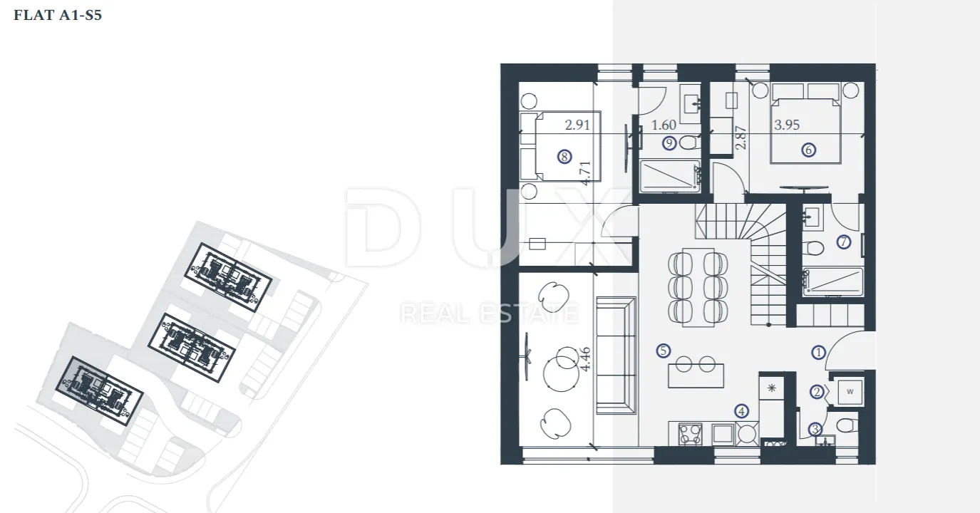 istra, savudrija - penthouse blizu mora a1-6 - slika 7