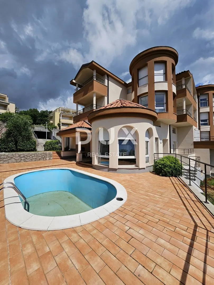 opatija - stan 3s+db 150m2 s pogledom na more i bazenom + okoliš 250m2 - slika 11