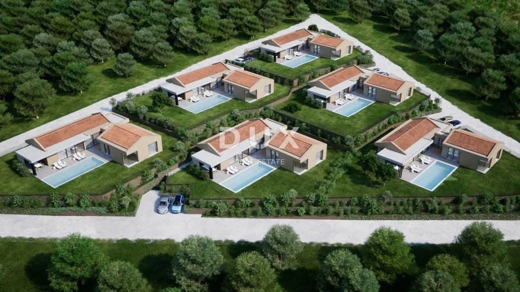 istra, buje - luksuzna moderna vila s pogledom na more, privatno naselje - slika 14