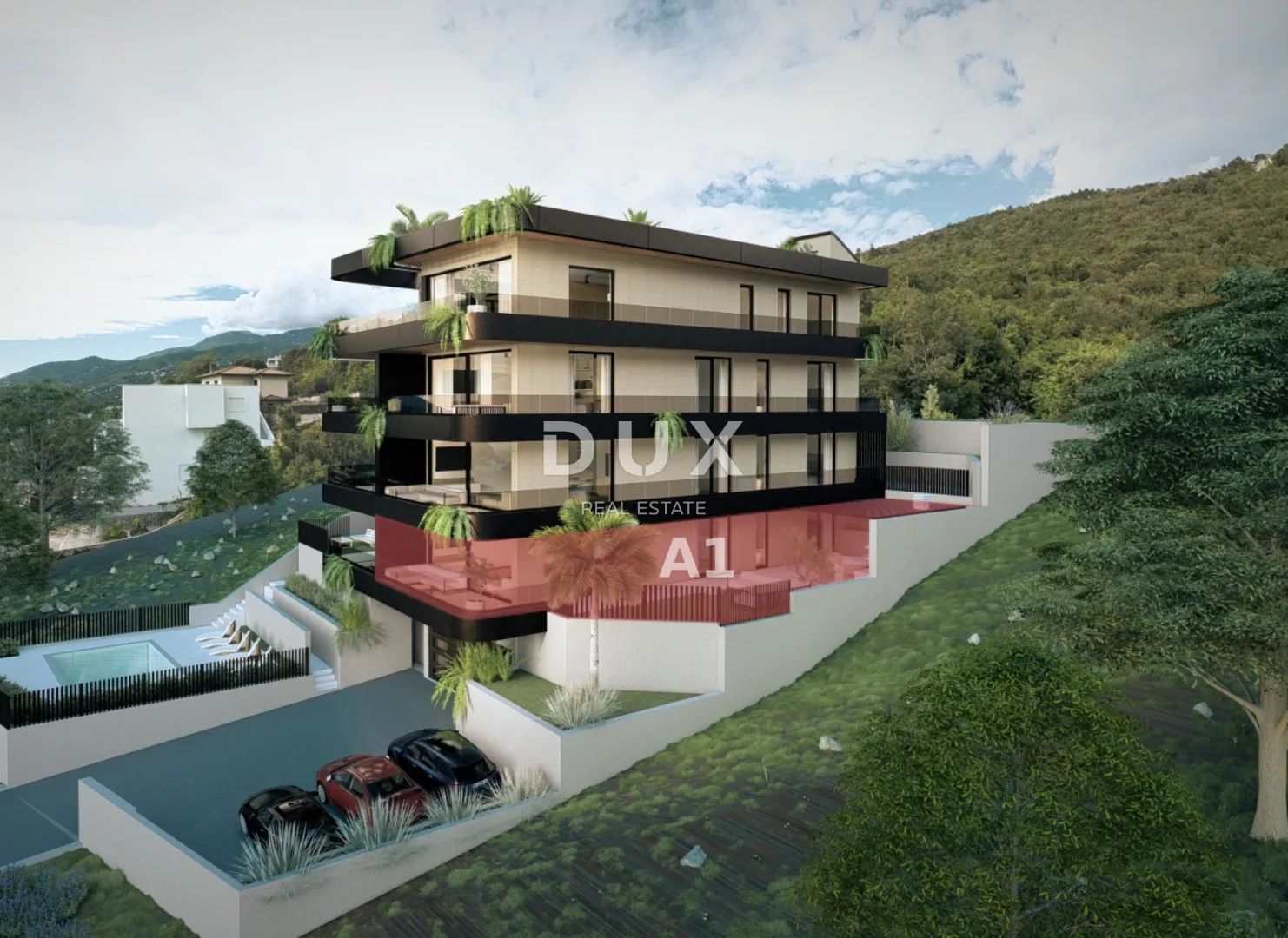 opatija, ičići - luksuz prizemlja: vrt, mir i otvoreni pogled na more - slika 2