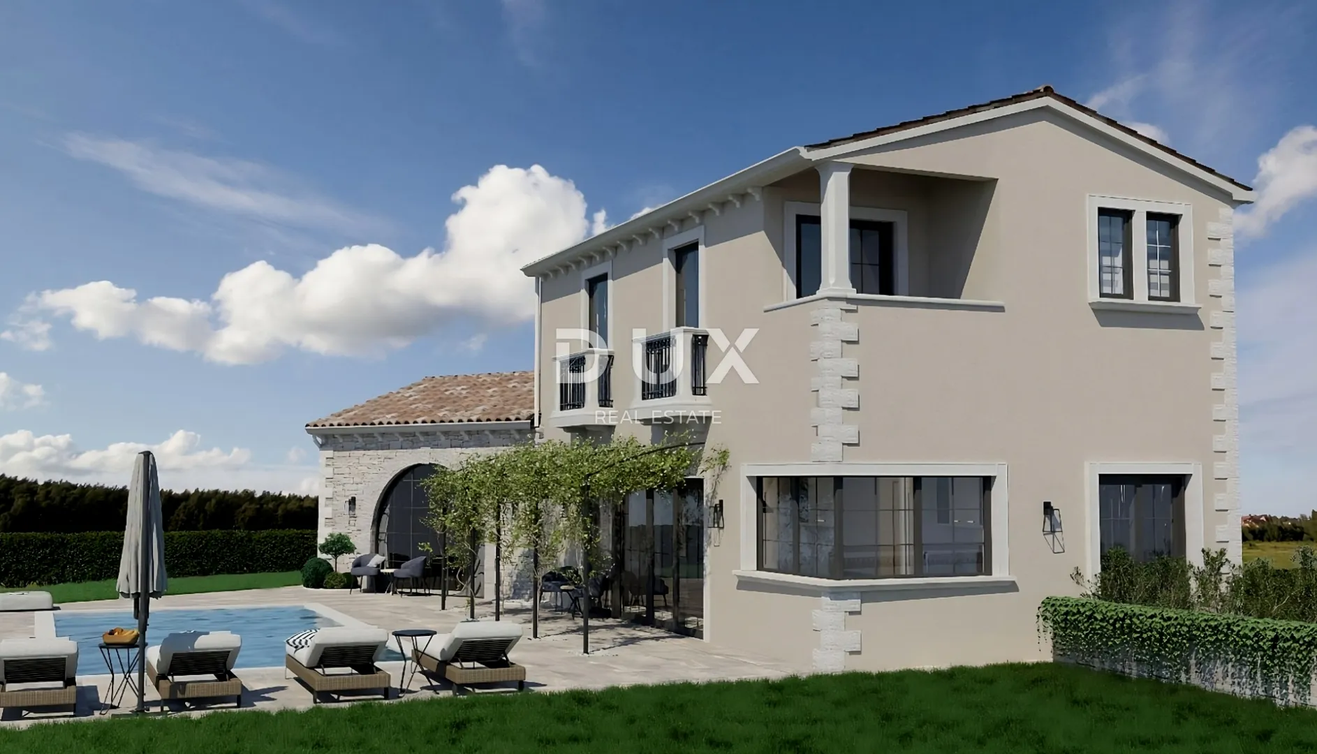 istra, tinjan - elegantna kuća s bazenom - slika 2
